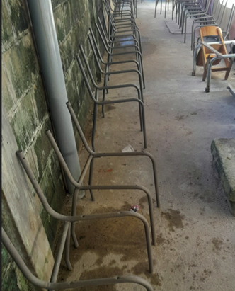 Geslaagd project - schoolmeubilair repareren i.p.v. importeren 