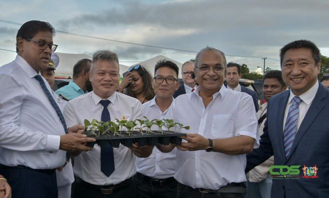 Suriname en China zullen de komende drie jaren samen een landbouwtechnisch project uitvoeren. [Foto: CDS]