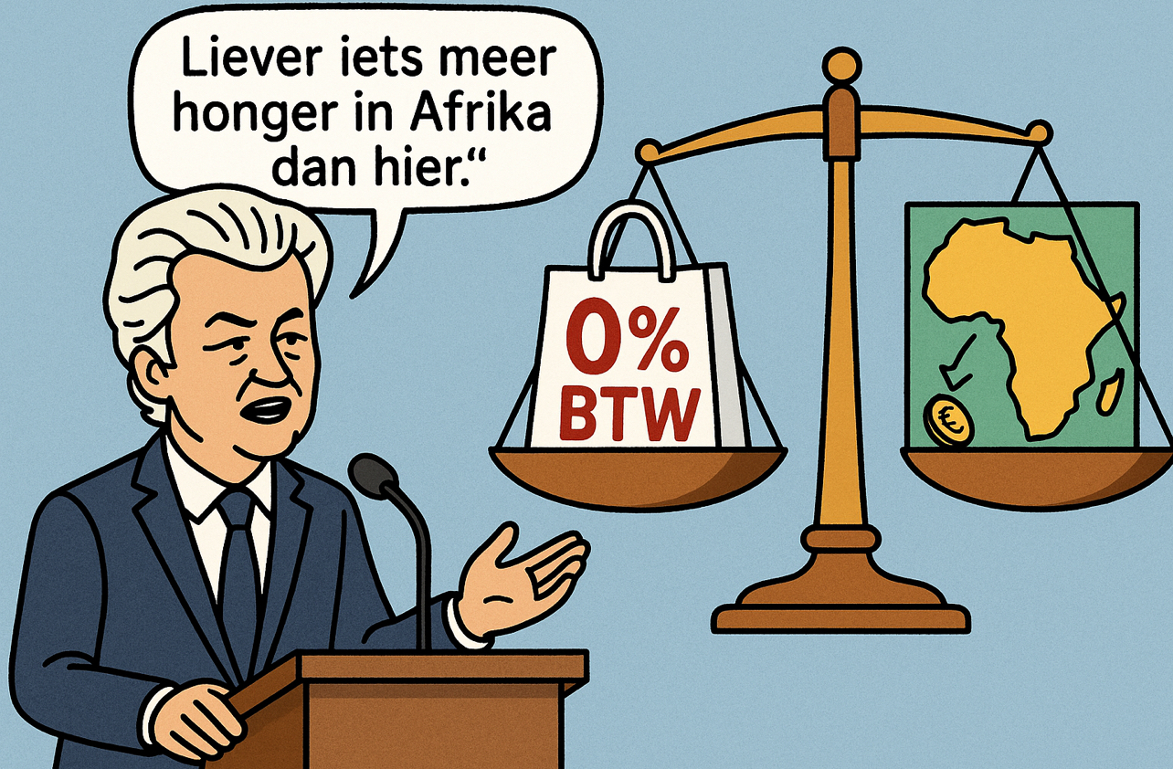 Wilder liever iets meer honger in Afrika 