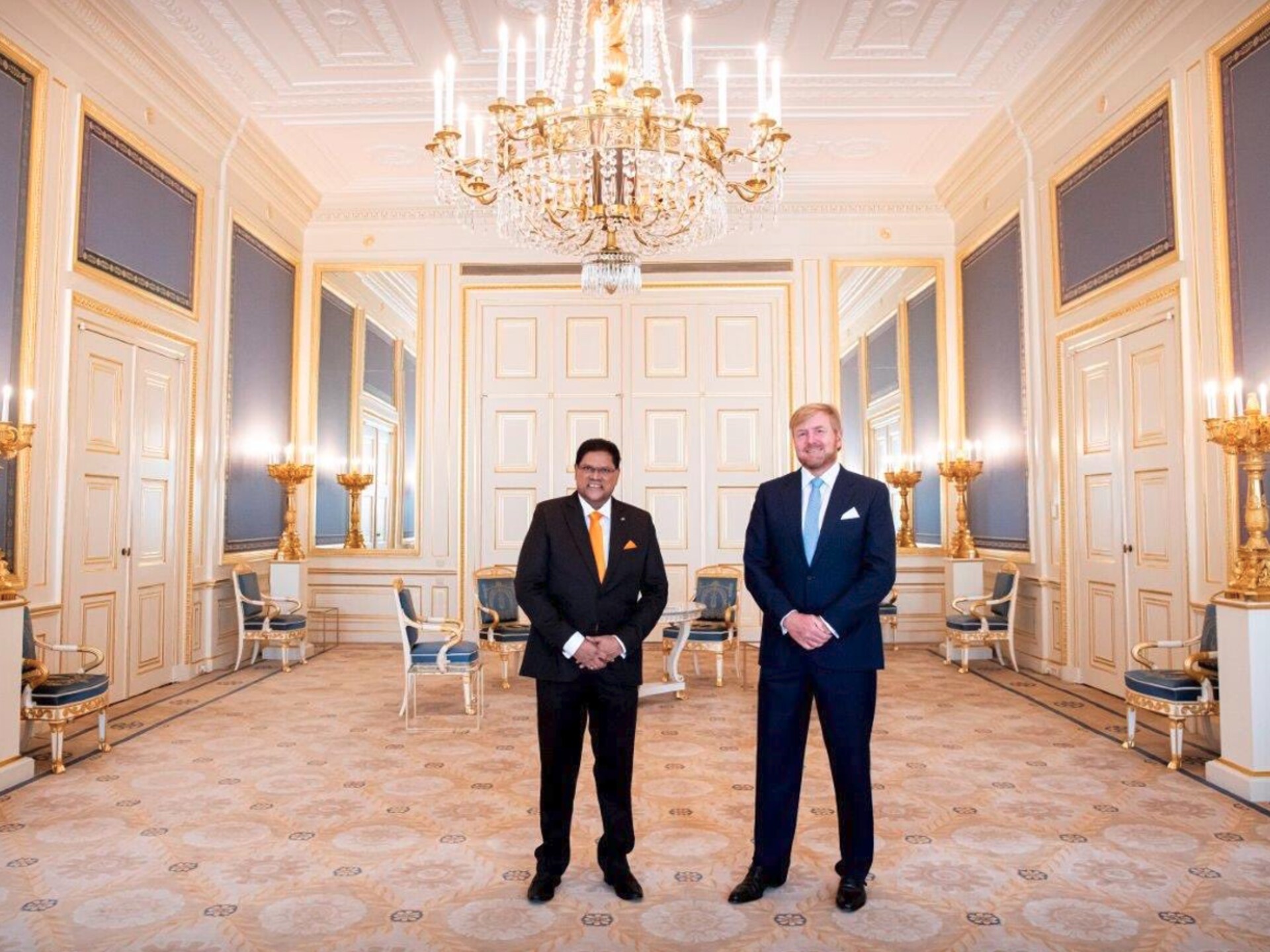 Bezoek aan de koning