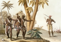 Gravure van de slavenopstand in Suriname door D.K. Bonatti © Historical Picture Archive / Getty Images