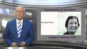 Embedded thumbnail for Regionieuws TV Suriname 31 oktober 2025 ►TIME100 Simons &#039;invloedrijke klimaatleider&#039; ►Staatsschuld