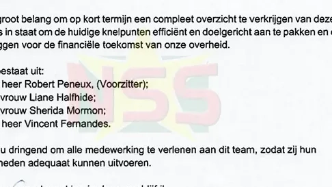 Wijnerman stelt assessmentteam in voor hervorming ministerie van Financiën