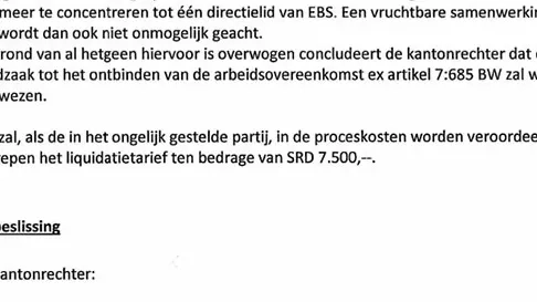 Kantonrechter wijst ontslagverzoek EBS tegen vakbondsleider Hellings af