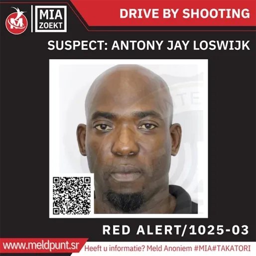 Mia zoekt Antony Loswijk, verdachte in drive-by shooting Emielaan