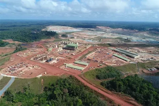 Merian-goudmijn: US$ 127 miljoen aan belastingen en royalty's in 2025