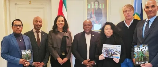 Overleg DIN en ambassadeur Panka gericht op samenwerking en ontwikkeling