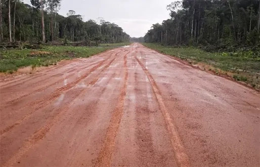 Illegale landingsbaan Ston Dansi vernietigd Illegale landingsbaan Ston Dansi vernietigd