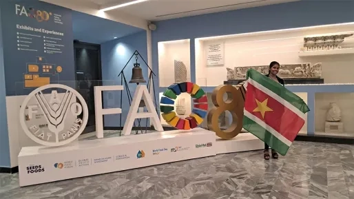 Surinaams studententeam presenteert duurzame landbouwinnovatie bij FAO in Rome