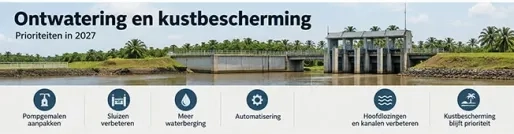 Aanpak wateroverlast en kustbescherming prioriteit in 2027