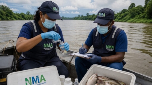 NMA schakelt internationale laboratoriumsteun in bij onderzoek naar vissterfte Boven-Saramacca