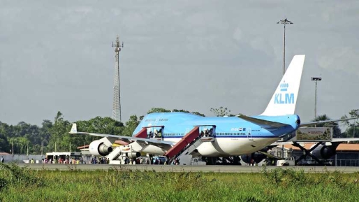 Luchthaven Johan Adolf Pengel in Suriname.Ⓒ HOLLANDSE HOOGTE Luchthaven Johan Adolf Pengel in Suriname.Ⓒ HOLLANDSE HOOGTE