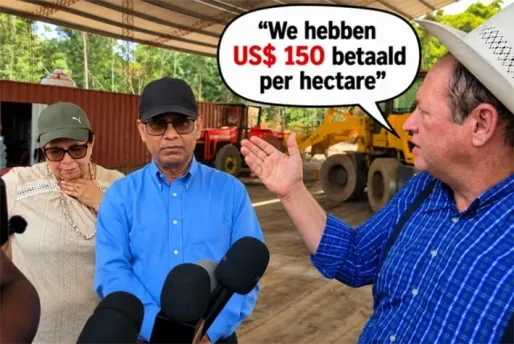 Braganza geeft geen duidelijkheid over US$150 per hectare