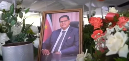 Afscheid van ex-president tevens VHP voorzitter Chan Santokhi