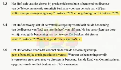 Hof wijst alle zeven bezwaren Jap-A-Joe af en bevestigt overdracht TAS