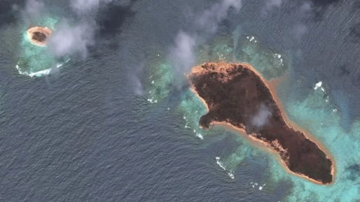 Uitbarsting vulkaan Tonga. Foto: AFP Uitbarsting vulkaan Tonga. Foto: AFP