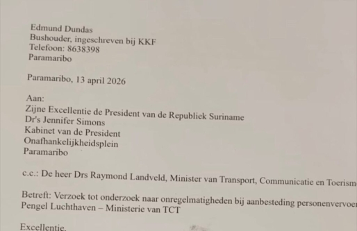 Dundas: vermoeden van corruptie bij aanbesteding personeelsvervoer Luchtvaartdienst