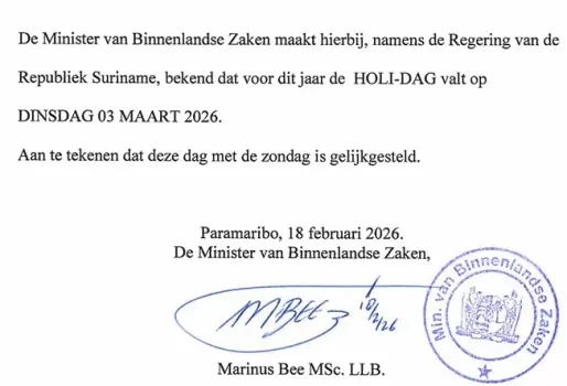 Holi valt dit jaar op dinsdag 3 maart