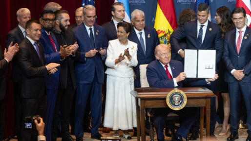 Trump dringt bij Latijns-Amerikaanse en Caribische leiders aan op harde aanpak drugskartels