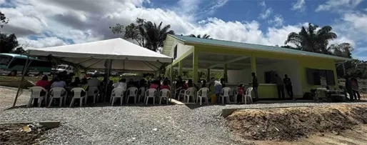Tropenbos Suriname opent Agroforestry-trainingscentrum in Djanka Kondre 