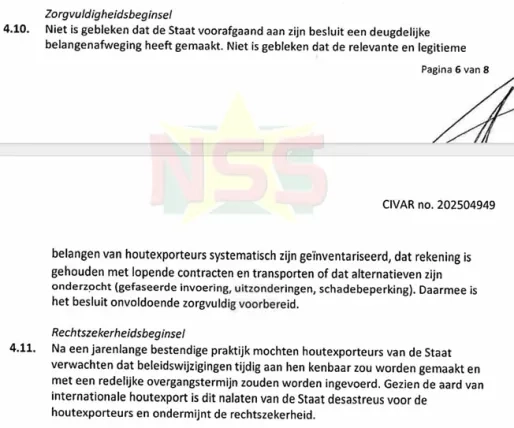 Dossier houtexport 2: Niet plotseling, maar te laat