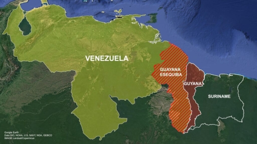 Grensconflict Venezuela en Guyana laait opnieuw op door olieonderzoek in Essequibo