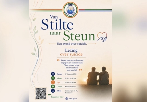 GIO Suriname organiseert lezing ‘Van Stilte naar Steun’: samen het gesprek over suïcide aangaan